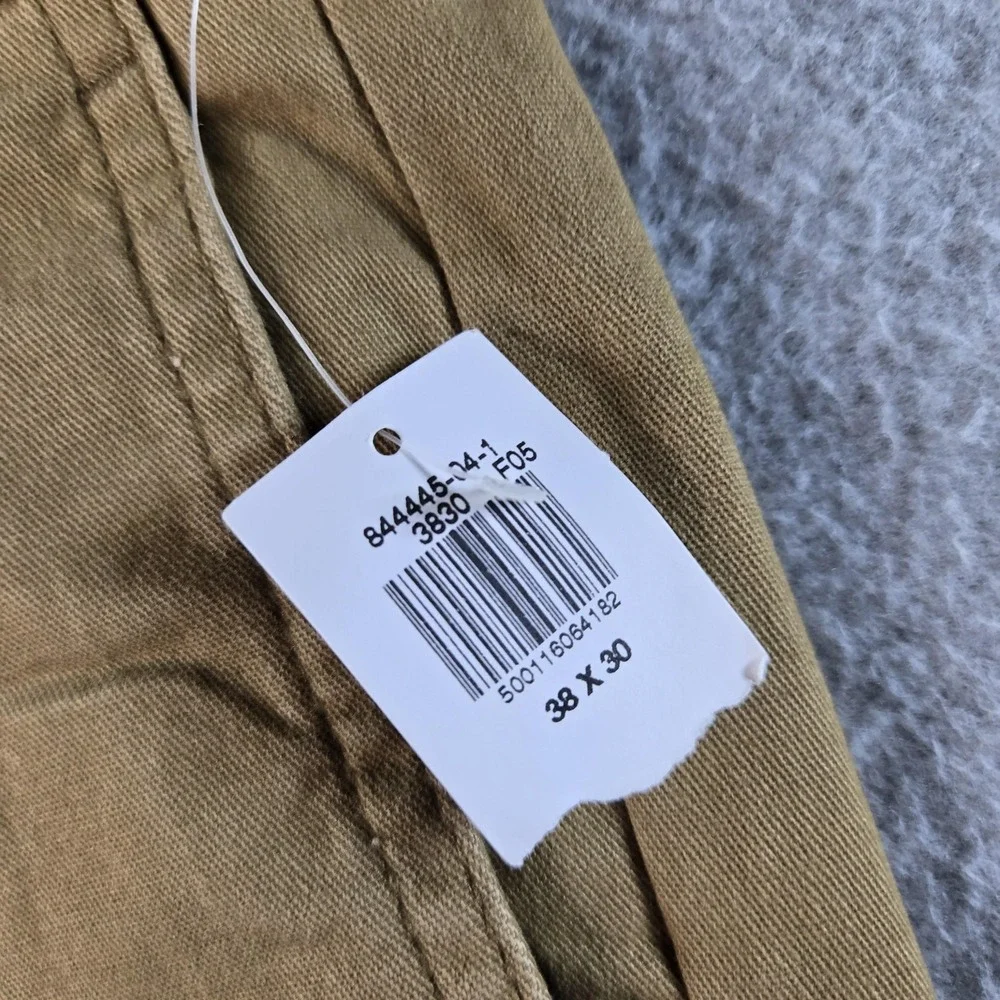 Old Navy Pants Mens 38x30 Beige Chino Relaxed Cotton‎ Spandex Pleated Pockets